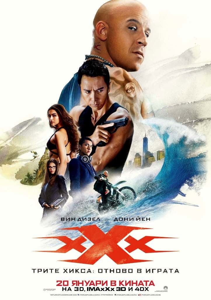 xXx: Return of Xander Cage / Трите хикса: Световно господство (2017) xXx: Return of Xander Cage / Трите хикса: Световно господство (2017)